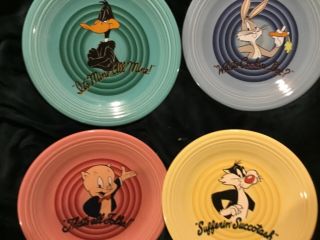 Fiesta Ware Looney Tunes Dinner Plates Set