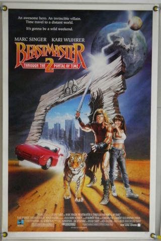 Beastmaster 2: Through The Portal Of Time Rolled Orig 1sh Movie Poster (1991)