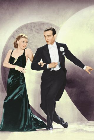 Fred Astaire Ginger Rogers Roberta Striking Color 24x36 Poster Dancing