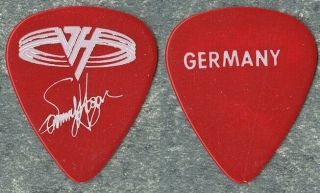 Van Halen 1993 Right Here Right Now Concert Tour Sammy Hagar Germany Guitar Pick