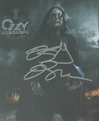 Ozzy Osbourne Signed Autographed 8x10 Photo - Black Sabbath - W/coa