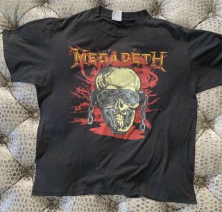 Vintage Mens Megadeth 87 - 88 Concert Tour Shirt