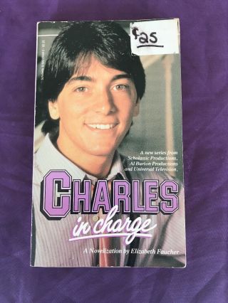Charles In Charge Book Novelization Scott Baio Cbs Sitcom
