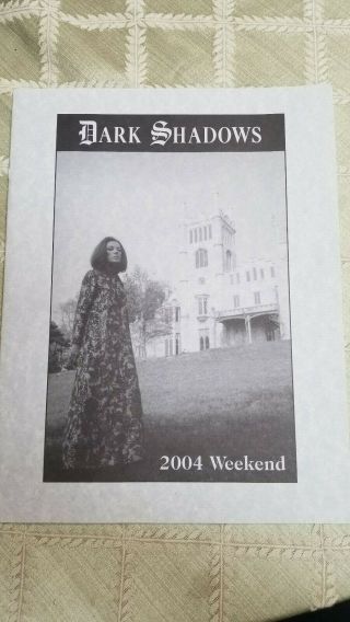 2004 Dark Shadows Book Dark Shadows Festival Signed By Marie Wallace