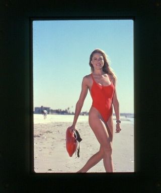 Vintage Shawn Weatherly Baywatch Actress Model Rare Slide 35mm Transparency