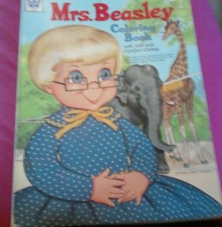 1972 Mrs Beasley Family Affair Coloring Book