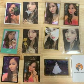 Twice - 8th Mini Album Feel Special Mina All Photo Card,  Gold Photo Card