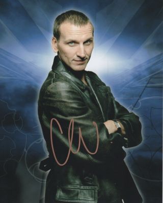 Christopher Eccleston Doctor Who Signed Autographed 8x10 Photo C289