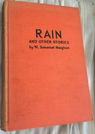 Rain And Other Stories By W.  Somerset Maugham 1921 Photoplay Book Joan Crawford
