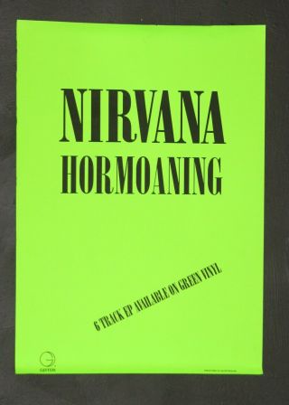 Nirvana Hormoaning Ep Australian Geffen 59x42cm Promo Poster