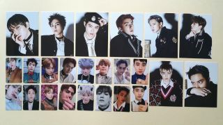 EXO 5th Album Don ' t Mess Up My Tempo Official Photocard Photo Card & Postcard 2