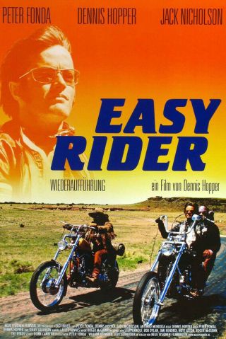 Easy Rider Peter Fonda Dennis Hopper Stunning 24x36 Poster Print Art Motorbikes