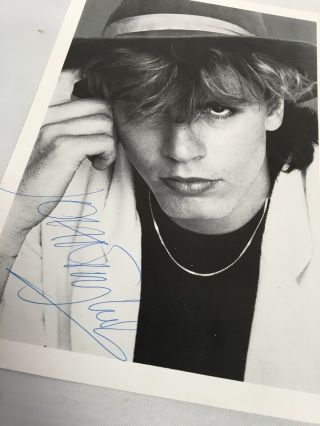Duran Duran John Taylor Hand Signed Picture