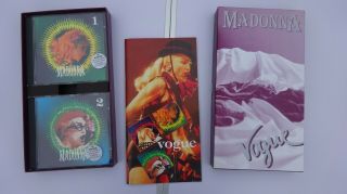 Madonna - Vogue - Very Rare 3 Cd Live Tours Box Set W/ 24 Page Colour Booklet