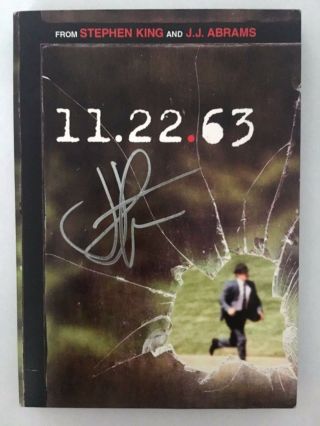 11.  22.  63 Dvd Set J.  J.  Abrams Hand Signed Case Hulu 8 Part Mini - Series 2016 Promo