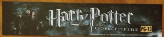 Harry Potter - Goblet Of Fire - Movie Theater Mylar Poster - Double Sided