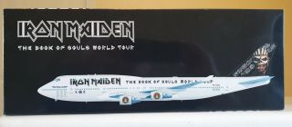 Iron Maiden 1/200 Book Of Souls Ed Tour Plane/model - Boeing 747 - 400 Skymarks