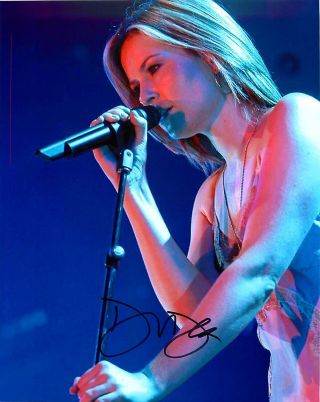 No Angel Dido Signed Concert 8x10 Photo Armstrong Eminem A