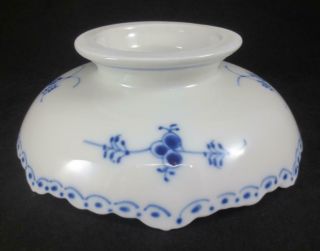 ROYAL COPENHAGEN Denmark BLUE FLUTED HALF LACE 511 Low Footed Compote 1st Qual. 6