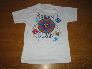 Duran Duran - Seven And The Ragged Tiger - 1983 Uk Tour T - Shirt (promo)