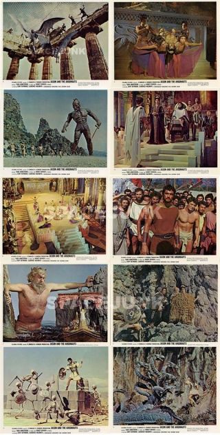 Jason And The Argonauts Lobby Cards (1963) Complete Set Of 10