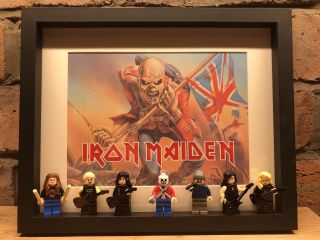 Iron Maiden Custom Lego Minifigure Frame