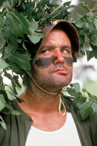 Caddyshack Bill Murray In Camouflage And Face Paint 24x36 Poster Print
