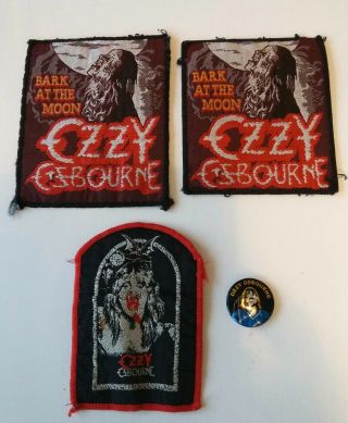 Ozzy Osbourne Rare Patches,  Badge 80 