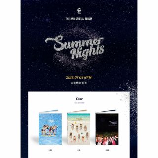 Twice [summer Nights] 2nd Special Cd,  Booklet,  Card (kpopstoreinusa)