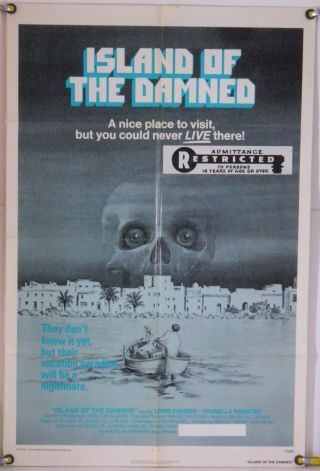 Island Of The Damned Ff Orig 1sh Movie Poster Aip Spanish Horror (1977)