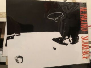 Al Pacino Signed Scarface Photo