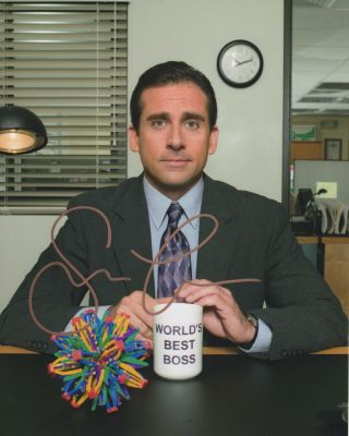 Steve Carell The Office Signed Autographed 8x10 Photo J334