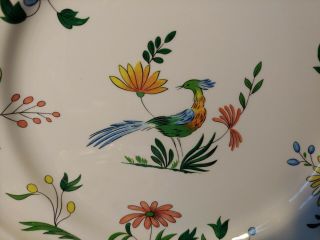 Gien Oiseaux De Paradis (Bird of Paradise) Dinner plates 10 - 1/2 