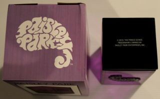 PRINCE - OFFICIAL PAISLEY PARK PURPLE LOVE SYMBOL CANDLE HOLDER - NPG - BOXED 4
