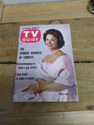 December 3 - 9,  1960 Tv Guide,  Shirley Temple Cover