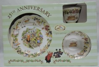 2005 Royal Doulton Brambly Hedge 25th Anniversary Trio - Lord Woodmouse