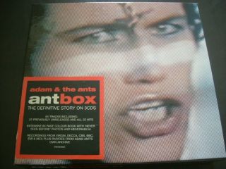 Adam Ant Ants 7 Inch Large Antbox 3 Cd Set 25 Track Cd In Bondage