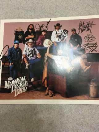 The Marshall Tucker Band Rock Blues Country Hand Signed Autograph 8x10 Photo