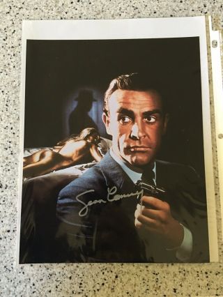 Sean Connery James Bond 007 Authentic Photo Autographed,  Signed Plus