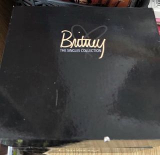 Britney Spears The Singles Box Set Collectors Item RARE cds & DVD & Booklet 5