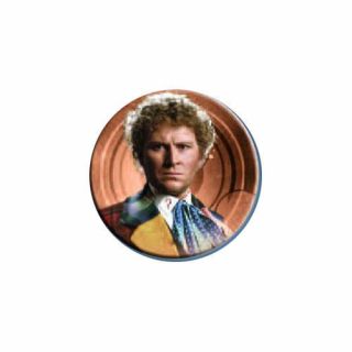 Doctor Who Sixth Doctor Button Magnet