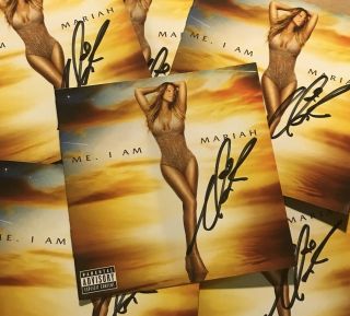 Mariah Carey Official Autographed Signed Elusive Chanteuse Cd Booklet Rare