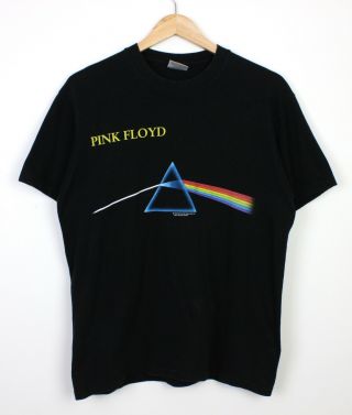 Pink Floyd 1992 Dark Side Of The Moon Vintage Band Gig Tee T Shirt Rocker - M