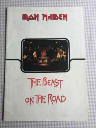 Tour Programme Iron Maiden The Beast On The Road Tour 1982