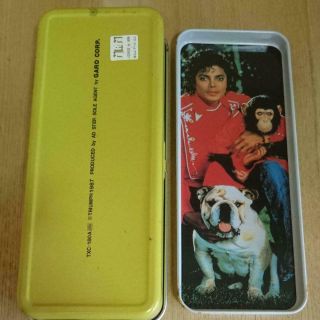 Michael Jackson’s Pets Vintage 1987 KID Pencil Box 6