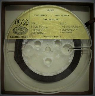 The Beatles ' Yesterday And Today ' Reel to Reel Cine Album:Original 1966 YT2553 2