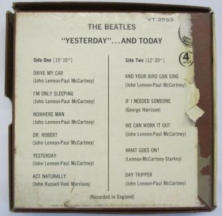 The Beatles ' Yesterday And Today ' Reel to Reel Cine Album:Original 1966 YT2553 3