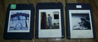 Billy Joel - Three 8 Track Tapes Glass Houses,  52nd Street & The Stranger Rare
