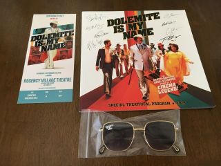 Dolemite Is My Name Premiere Program Sunglasses Premiere Ticket Eddie Murphy