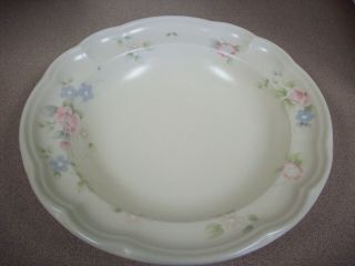 Set Of 8 Vintage Pfaltzgraff Tea Rose Stoneware Soup Bowl Serving Dish 9 " Usa